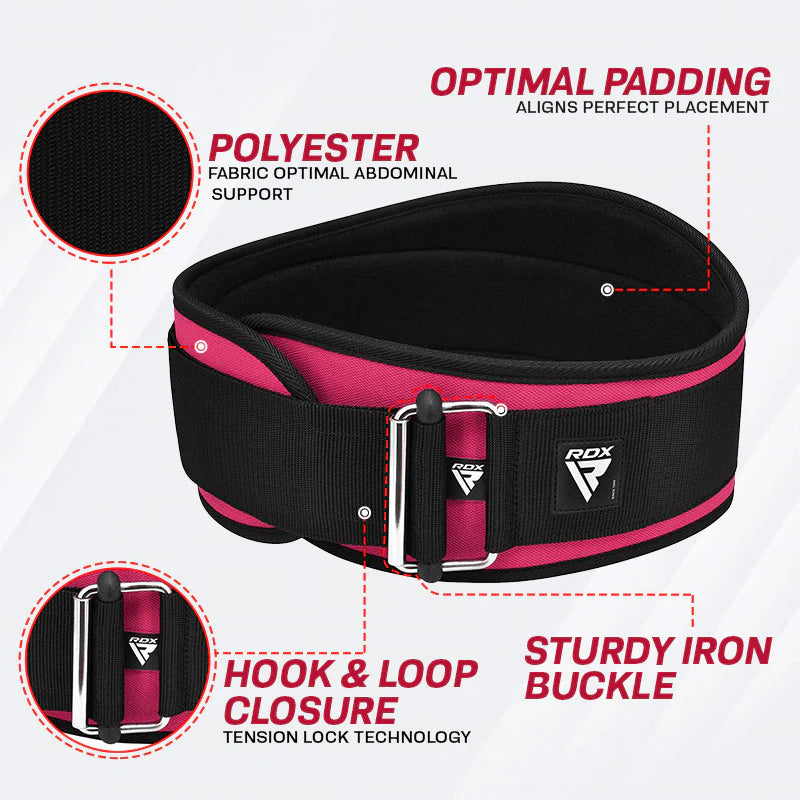 RDX X3 6.5 INCH Weightlifting Neoprene Gym Belt for Women