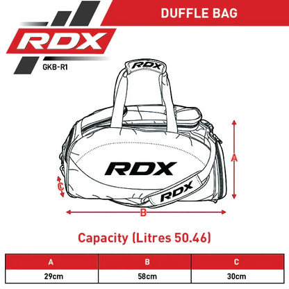 RDX R1 Duffel Bag with Backpack Straps